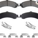 Rear Semi-Metallic Brake Pads Set for Chevy Silverado 1500 for GMC Sierra 1500 2001-2006, Suburban 1500 4WD, Tahoe 4WD, Yukon XL 1500 00-06, for Cadillac Escalade ESV EXT 4WD, Avalanche 1500 02-06