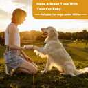 Steel Wire Dog Runner for Yard: 10/15/20/25/30 FT Durable Yellow Dog Chains; Up to 165 Lbs; Holds Large Dogs; Superior Clips