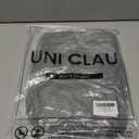 Uni Clau Mens Casual Long Sleeve Tee Shirts Crew Neck Soft Stretch Lightweight Breathable Solid Work Shirts for Autumn (3X-Large, Deep Grey)