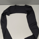 Hiball Workout Bolero Shrug Crop Top Long Sleeve Women, Sports Shrug Cropped Shirts, Cooling Shawl Arm Sleeves, Black, Size XL