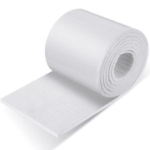 Jecery 1/4" x 6" x 2.5 Yard Adhesive Felt Roll, Self-Adhesive Padding Cushion for Foot, Comfort Padding for Pressure Relief Foot Support for Furniture Protection Splint Lining Cushioning Use(White)