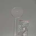 NAOCARD Acrylic Display Stand for Lego 75399 Rebel U-Wing Starfighter Building Set, Transparent Rotating Acrylic Riser Compatible with TIE Bomber 75347, TIE Fighter & X-Wing 7539