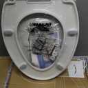 Jool Baby Quick Flip Toilet Seat with Built-in Potty & Splash Guard for Toddler Training, Slow Close (Elongated)