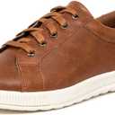 Deer Stags Boys Kane Fashion Sneakers Casual and Formal Lace up Dress Shoes (1.5 Little Kid, Dark Tan)