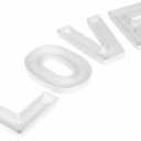 "LOVE Decorative Ceramic Small Letter Candy Dish Wedding Party Decor (LOVE in 1 Set)