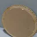 Farmhouse Circular Mirror for Wall 23 In, Rattan Woven