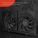 A-Premium Engine Radiator Cooling Fan Assembly Compatible with Nissan Models - Sentra 2007-2017 - Replace# 21481ET80B