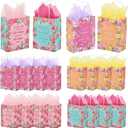 24 Pcs Paper Gift Bags with Handle Party Favor Treat Bags for Birthday Party Supplies
