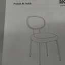 GarveeHome Dining Chair, Mid-Century Modern Velvet Upholstered Dining Room Chair with Rattan Backrest & Sturdy Metal Legs, Perfect for Kitchen, Living Room, Reception, Green