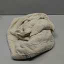 BOURINA Beige Throw Blanket 50x60 Inches Throw Textured Solid Soft Sofa Couch Decorative Knit Blanket