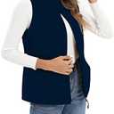 Xeoxarel Women's Fleece Vest with 6 Pockets (M )