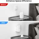 Wall Mount for eero Pro 7 Tri-band Mesh Wi-Fi 7 Router  Space-Saving Holder with Cable Management, Easy to Install Includes Screws, Compatible Only with eero Pro 7 for Wall & Outlet Mounting (2 Pack)