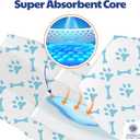 American Kennel Club Male Dog Wrap, Disposable Diapers with Wetness Indicator, Large, 50 Count