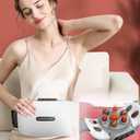 BianStone Abdominal Massager, Automatic Abdominal Kneader with LCD Display, 2000 MAh Long Battery Life, 5 Modes, 3 Levels of Intensity, Relief of Abdominal, Back, Neck and Leg Pains