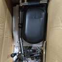 Medline Comfortable Folding Wheelchair with Swing-Back, Desk-Length Arms and Elevating Footrests, 18W x 16D Seat,