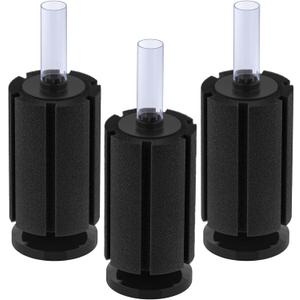 Pawfly Aquarium Bio Sponge Filter Quiet Betta Fry Shrimp and Small Fish Foam Filter for Fish Tanks up to 20 Gallons, 3 Pack
