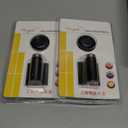 2 Packs Magnetic Door Stopper, Door Wedge Stopper No Drill Invisible Doorstops for Inside Door, Heavy Duty Invisible Door Stop, Magnetic Doors Catch Holder to Keep Doors Open(Black)