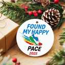 3 x ZAGKOO Christmas Running Gifts for Women, Men - Running Ornament for Christmas Tree, Cross Country Gifts for Runners Women, Track Runner Female - Marathon Gift Ideas - Ceramic Ornament 2025 Decoration