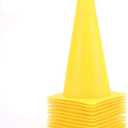 (12 Set) 12 Inch Traffic Training Cones, Plastic Safety Parking Cones, Agility Field Marker Cones for Soccer Basketball Football Drills Training, Outdoor Sport Activity & Festive Events - 6 Colors