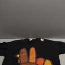Peace Sign Turkey Hand Cool Thanksgiving Hippie Men Women T-Shirt, Size L