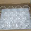 SUPMIND 12pcs Clear Cylinder Vases for Centerpieces, Glass Flower Vases for Wedding Decorations and Home Decor, 6 Inch Glass Hurricane Candle Holder for Table Shelf