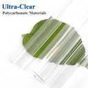 Frameless Shower Door Seal Strip 4 Pack x 39 Inch U for 3/8" Thick Glass Shower Door Side Seal Strip Bottom Seal Door Sweep, Ultra Clear Polycarbonate, Stop Shower Leaks Create A Water Barrier