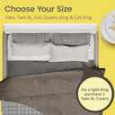 SafeRest Waterproof Mattress Protector King Size Absorbent Breathable Soft Fitted Bed Cover with 18" Deep Stretchable Pockets Machine Washable King Mattress Cover