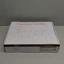 Homemory 9 Pcs Flameless Candles with Embedded Star String Fairy Lights, Battery Operated Candles, LED Candle, Fake Candles with Remote Control and Timer (Ivory)