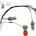 92450-3Q000 Tail Lamp Holder and Wiring with 8 Halogen Bulbs, Compatible with Hyundai Sonata 2011 2012 2013 2014, Exterior, Rear (Pack of 1)