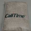 CaliTime Throw Pillow Covers Decorative 20 X 20 Inches Pack of 2 Cozy Chenille Cushion Cases for Couch Sofa Bed Living Room Home Light Taupe