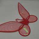 Fairy Wings for Adults,Butterfly Wings for Girls,Angel Wings,Fairy Costume for Women Halloween Dress Up Party Favor (Red)