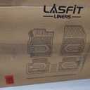 LASFIT Floor Mats for Volvo XC60 2018-2026 (Not for PHEV & T8 Hybrid), All Weather Floor Liner TPE Custom Fit 1st & 2nd Row Rubber Car Mats for Volvo XC60 Automotive Accessories, Black
