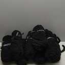 HOMBYS Black Chunky Chenille Yarn for Crocheting, Bulky Thick Fluffy Yarn for Knitting,Super Bulky Chunky Yarn for Hand Knitting Blanket, Soft Plush Yarn, 8 Jumbo Pack (27yds,8 oz Each Skein)