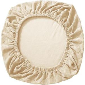 Elastic Chair Cover Bar Stool Cover Solid Chair Seat Cover Wedding Slip Cover Hotel Dining Room Seat Spandex Cover Chair Str, Beige
