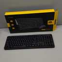 Wireless Keyboard and Mouse Combo, E-YOOSO Full-Sized Computer Wireless Keyboard and Optical Mouse, 2.4Ghz USB Lag-Free Cordless Combo, for Windows, Mac OS PC/Desktop/Laptop