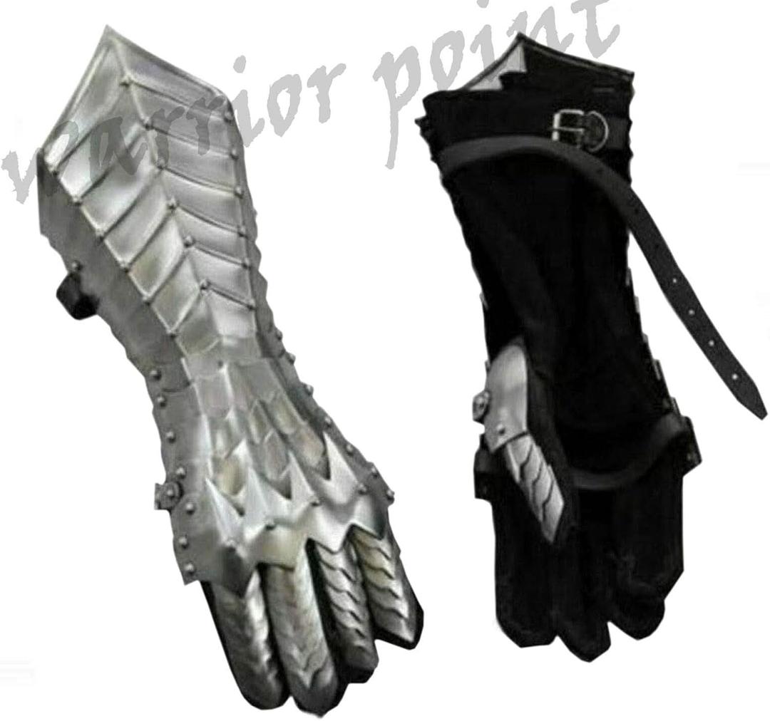 warriorpoint Medieval Nazgul Fantasy Gauntlets SCA Armor Gauntlets Gloves Iron With Exp Shipping