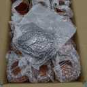 Mumufy 12 Sets Pumpkin Votive Candle Holders Thanksgiving Tea Light Holder Glass Fall Candle Holders with Handle for Thanksgiving Table Centerpiece Decorations Halloween Party Decor(Orange)