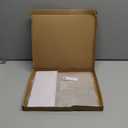 1-Pack Acrylic Display Case, 9.8x3.9x11.8 Inch/25x10x30cm Acrylic Clear Display Case Box with Black Wooden Base for Collectibles, Dustproof Showcase [White, Clear]