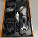 oneisall Dog Clippers for Grooming for Thick Heavy Coats/Low Noise Rechargeable Cordless Pet Shaver with Stainless Steel Blade/Waterproof Dog Shaver for Dogs Pets and Animals (Sliver)