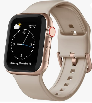 Sport Band Compatible with Apple Watch Bands 49mm 46mm 45mm 44mm 42mm 41mm 40mm 38mm, Soft Silicone Replacement Strap with Classic Clasp for iWatch Series 11 10 9 8 7 6 5 4 3 2 1 SE Ultra Women Men