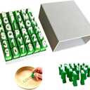 New Alphabet Stamps Set for Clay,Pottery Letter Stamps for Clay，Uppercase Alphabet and Numbers Small Press Fondant Embosser DIY Cookie Letter Stamps（36 Pcs）
