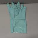 LANON wahoo Skin-Friendly Cleaning Gloves, Dishwashing Kitchen Gloves with Cotton Flocked Liner, Reusable, Non-Slip, Surf Spray, Medium (Medium (Pack of 1))