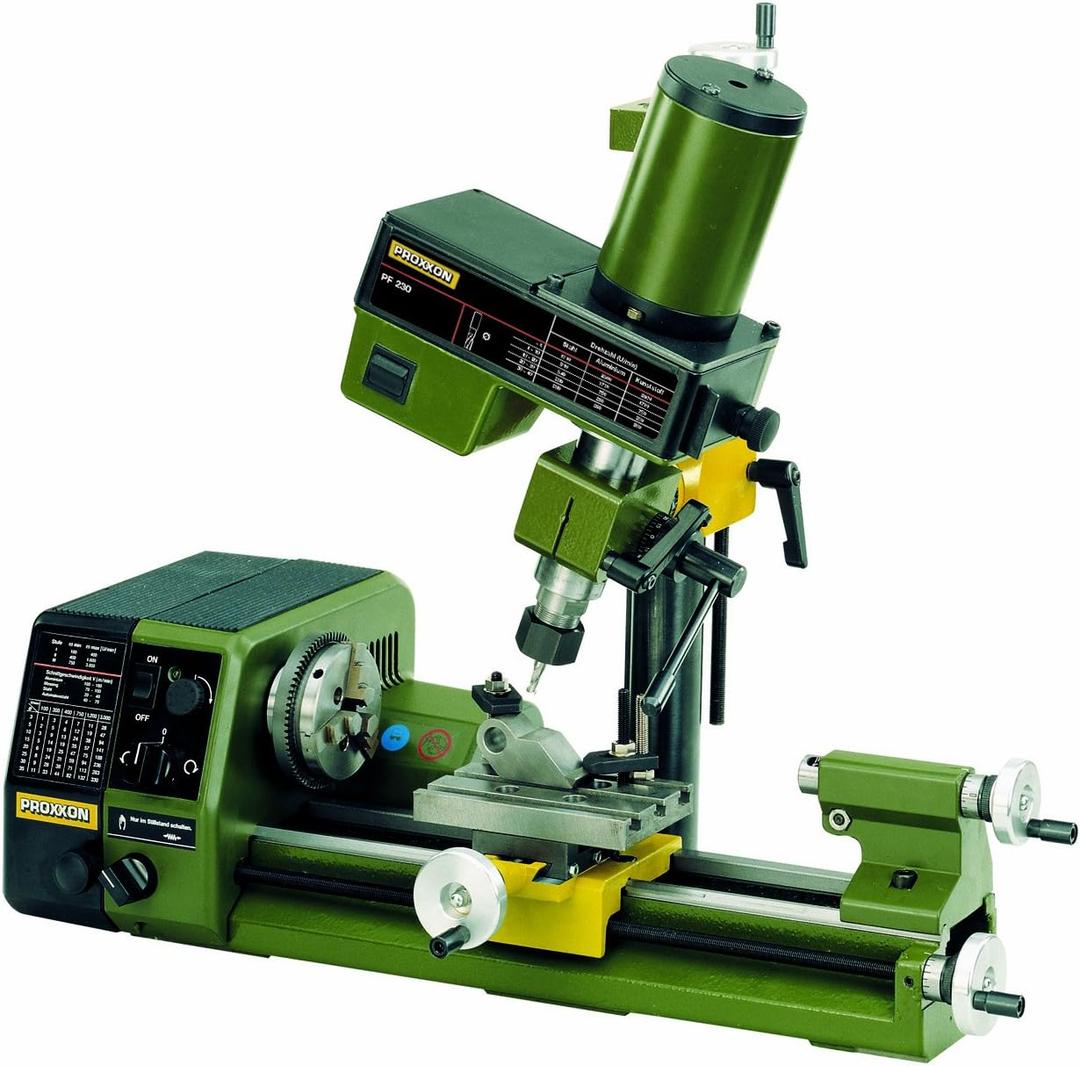 Proxxon 34104 Mill/ Drill Head PF 230, 1.38 X 15.75-Inches