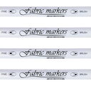 4 Pcs Double Ended Fabric Pen T-shirt Canvas Bag Hat Clothes Painting Black White Red Blue Painting Pendant Tip Marker