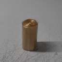 Pillar Candle - Made in Europe, Gold Color, +/- 25-Hour Burn Time - 2.76 x 5.9 inches
