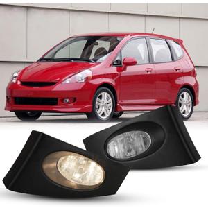 Fog Lights Lamps Assembly For 2006 2007 2008 Honda Fit Driver Passenger Replacement 1 Pair