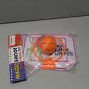 ArtCreativity Stick-on Plastic Basketball Hoop Game for Kids & Adults No Assembly Needed, Includes Mini Ball, Backboard, Net, Stickers for Easy Mounting Fun for Home, Office, Bedroom, Gift Idea.