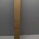 LazBlinds No Tools No Drill Cordless Bamboo Roman Shades, Light Filtering Window Treatment, Roll Up Bamboo Blinds for Windows 33.5'' W x 48'' H, Brown