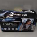 RESTECK Massagers for Neck and Back with Heat - Deep Tissue 3D Kneading Pillow, Electric Shiatsu Shoulder Massage, Foot, Legs,Body - Relieve Muscle Pain - Office, Home & Car (Black/Grey)