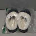 VIVASUN Platform Slippers for Women Memory Foam House Slippers Thick Sole Slip-Resistant Fuzzy House Shoes Winter Indoor and Outdoor, 44-45